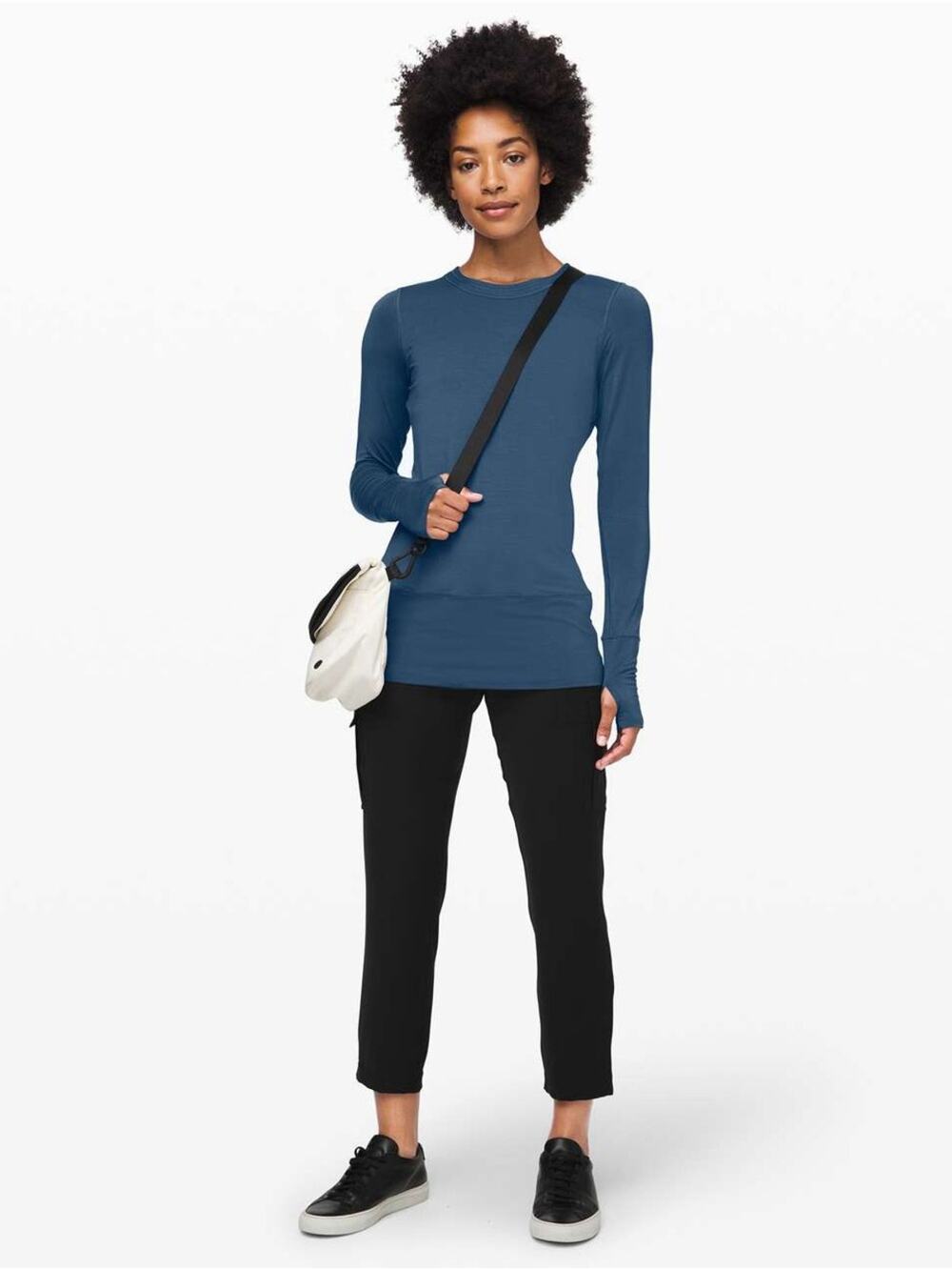 Lululemon Rule the Day Long Sleeve in Code Blue Size 6 Small